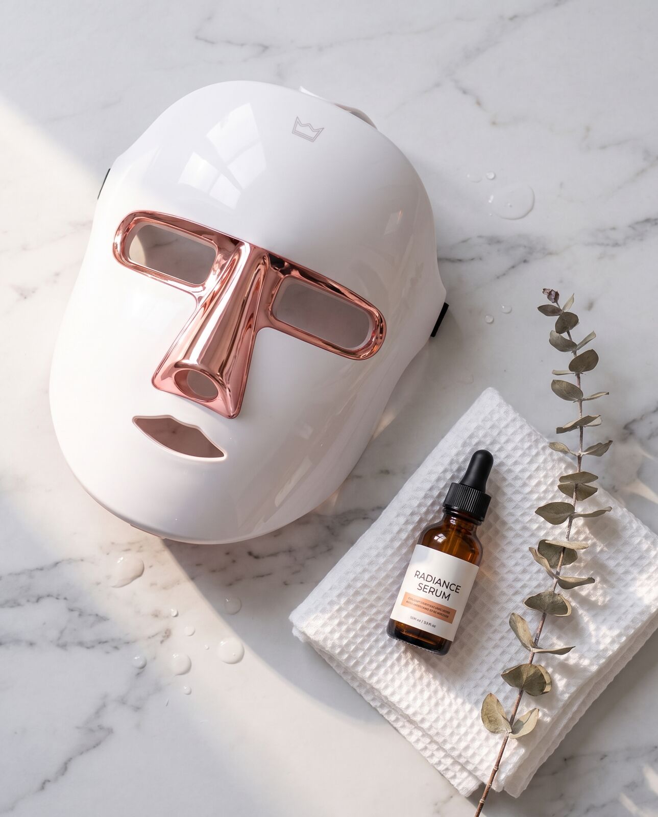 A quiet evening skincare ritual at home